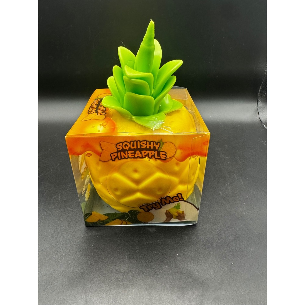 Sunny Days Squishy Pineapple Stress Relief Fidget Toy Yellow Green 571146 Small